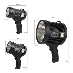 Projecteur extérieur Luyao P70 30W LED rechargeable avec lumière latérale, lampe de poche haute puissance ultra-lumineuse - Product Image 1
