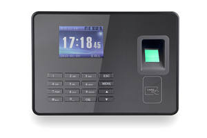 Système de sécurité de contrôle d'accès biométrique empreinte digitale porte ouverte bureau feu verre dispositifs de porte en bois - Product Image 2