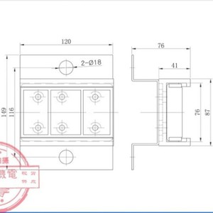 Caja de sujeción de cables para elevador 75, 120x116x76mm, para accesorios de elevador - Product Image 4