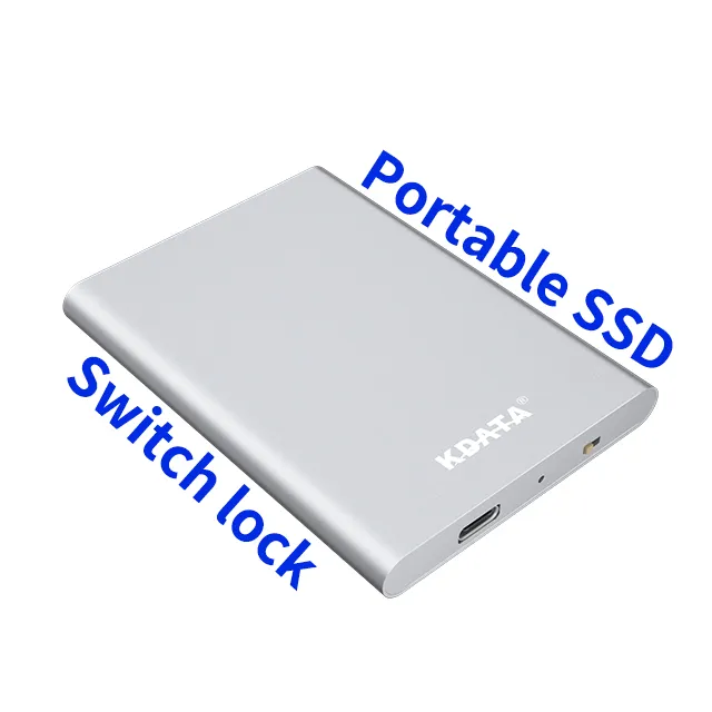 Kdata hotsale nhà máy giá bán buôn 128GB 256GB 1TB bên ngoài ổ đĩa trạng thái rắn di động SSD 512GB