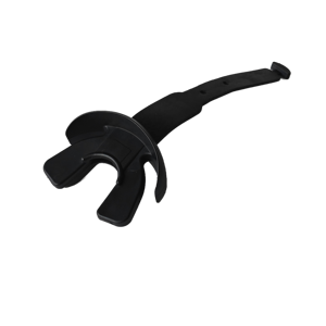 Protège-lèvres protecteur confortable à sangle durable en couleurs assorties Silicone noir <span class=keywords><strong>510</strong></span> Embouchure de football américain - Product Image 1