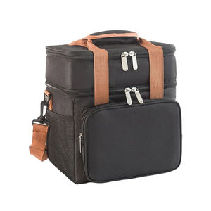 Heopono çift katlı yalıtımlı termal gıda 2 bölmeler kullanımlık Fitness su geçirmez piknik soğutucu öğle yemeği çantası yetişkinler için - Product Image 2