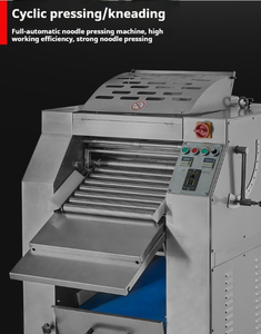 Máquina Automática Grande para Hacer Fideos en Casa, Prensa para Masa, Amasadora y Laminadora YMA208 de Acero Inoxidable - Product Image 6