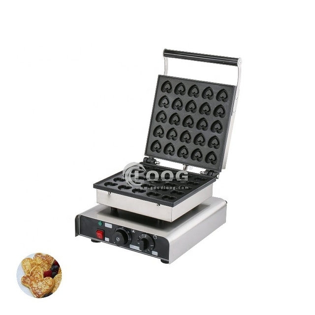 Professional Commercial Dutch Poffertjes Grill Heart Shaped Mini Pancake Maker Machine for Sale