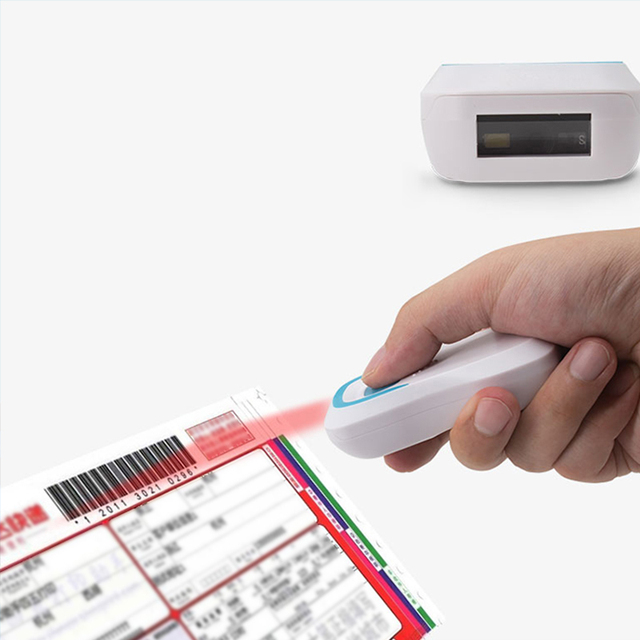 JINGXIN Read S50 S70 Ntag203 Ntag213 Card Type 0.1 Second Quick Reading Express Delivery Label Mini Portable Barcode Scanner