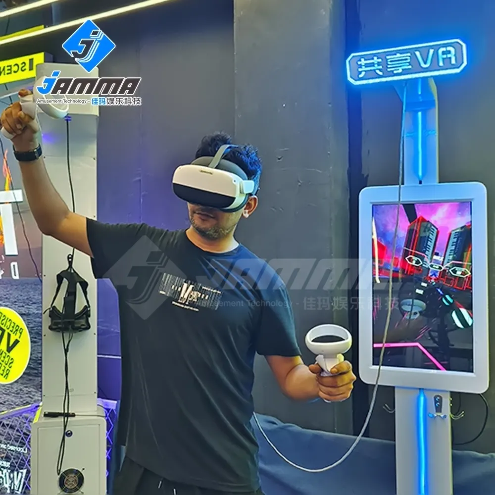 VR 비디오 게임 콘솔 가상 현실 아케이드 게임 VR 테마 파크를위한 대화 형 VR 게임 머신