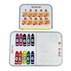 Hot bán trẻ em Đồ chơi giáo dục Montessori hoạt động Hội Đồng Quản trị bận rộn cuốn sách cảm thấy màu hồng bận rộn Hội Đồng Quản trị cho cô gái nhỏ - Product Image 5