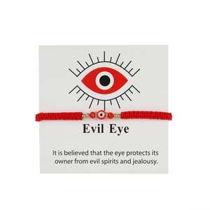 Pulsera de Hilo Rojo con Ojo Turco, Protege al Portador de Espíritus Malignos y la Envidia, Pulsera de Resina de Cristal Colorida con Ojo del Diablo - Product Image 5