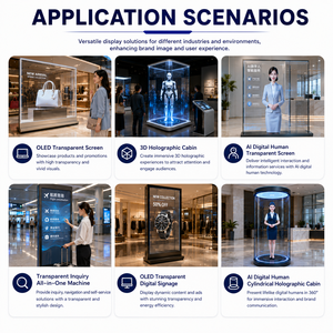 Mur vidéo <span class=keywords><strong>OLED</strong></span> <span class=keywords><strong>incurvé</strong></span> flexible 4K, écran <span class=keywords><strong>OLED</strong></span> <span class=keywords><strong>incurvé</strong></span> pour affichage publicitaire, idéal pour les expositions commerciales - Product Image 5