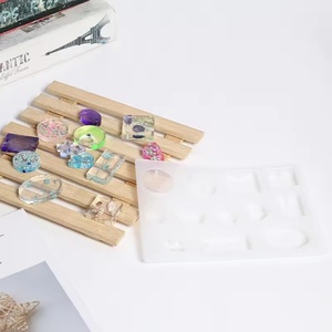 Molde de Silicona de Buena Calidad para Resina, Molde para Colgantes de Joyería de Cristal, Herramienta para Hacer Manualidades de Resina - Product Image 5