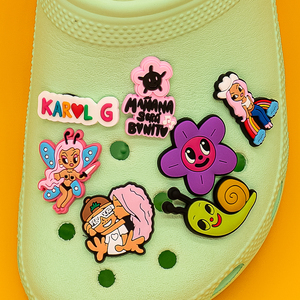 HYB kuaji tendencia <span class=keywords><strong>Karol</strong></span> <span class=keywords><strong>G</strong></span> diseño PVC encantos <span class=keywords><strong>zuecos</strong></span> zapato con hebilla hebillas personalizadas para zapatos accesorios de decoración de zapatos - Product Image 6