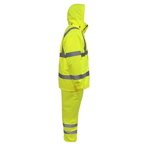 NOUVEAU 2026 Ensemble de travail haute visibilité pour hommes – Veste et pantalon de sécurité réfléchissants – Fournisseur d'usine OEM sous marque privée - Product Image 4