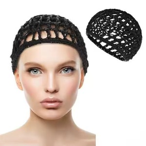 Bonnet de nuit en maille tissée douce pour femme, bonnet de sommeil en <span class=keywords><strong>crochet</strong></span>, snood, turban fait main - Product Image 4