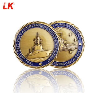 Pièces d'<span class=keywords><strong>or</strong></span> de 21mm faites à la main, fabricants professionnels asiatiques à collectionner à un seul achat - Product Image 2