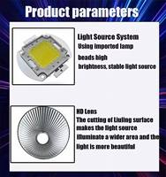 Lampe de table de danse directe d'usine 2-en-1 100W LED lumière de projection pour théâtre de conférence mariage émission blanche chaude