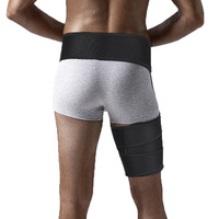 Ceinture de compression pour la cuisse, soulagement de la douleur sciatique, protection des articulations de la hanche et de l'aine, chauffe-jambes et ceinture de protection pour l'arthrite