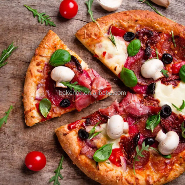 frozen pizza production line