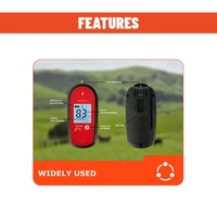 Arıza bulma için çiftlik yüksek hassasiyetli elektrikli çit test cihazı LCD dijital voltmetre