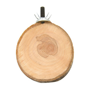 แท่นกระโดดทรงกลม Crown Asia Applewood ของเล่นสัตว์เลี้ยงขนาดเล็ก ทนทาน สำหรับหนูแฮมสเตอร์ ชินชิล่า นกแก้ว กระรอก - Product Image 3