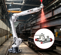 Robot de peinture industriel six axes 2,1 m 1,5 m, programmation sans code, pour revêtement en poudre