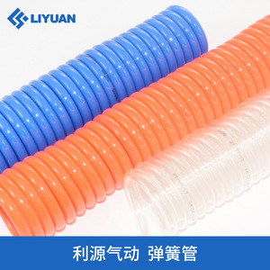 สายส่งลม Liyuan Pu Spring Hose 8x5 แบบยืดหยุ่นสำหรับเครื่องอัดอากาศ ท่อส่งลมแบบเกลียวแรงดันสูง - Product Image 3