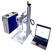 Mini machine de marquage laser à fibre portative 20W, 30W, 50W