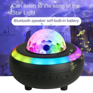 Moderne <span class=keywords><strong>Romantique</strong></span> Rêve <span class=keywords><strong>Bulle</strong></span> Atmosphère Lampe Étoile Projection Chapiteau Ondulation Veilleuse avec pour Bluetooth LED Alimenté par Batterie - Product Image 3