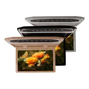 Car Roof TV 10.2inch Various Sizes Optional Support 1080P Car LCD Rooftop Monitor Manual Flip Down TV Multimedia Player
