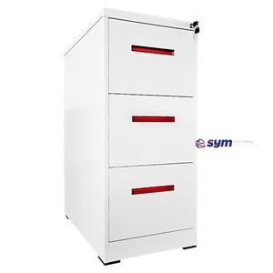 Armoire à classeurs latérale en acier avec serrure à combinaison numérique, unité de rangement de documents métallique pour dossiers juridiques très confidentiels - Product Image 4