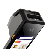 Terminal de Commande Portable V520 5 Pouces/5.5 Pouces pour Restaurant, PDA Android avec Imprimante Intégrée et NFC
