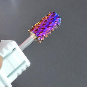 Veiligheidsboorbits van wolfraam, hoge kwaliteit, ronde kop, F/<span class=keywords><strong>M</strong></span>/C/XC/XXC/3XC/4XC, paars-blauwe coating - Product Image 5