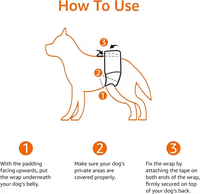 Muestra Gratis de Pañales Ecológicos Desechables y Transpirables a Prueba de Fugas para Perros, Estilo Moderno para Perros y Gatos