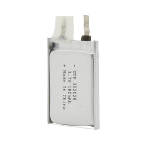 352028 180mah 3,7 v lithium polymer battery recharger - Product Image 1