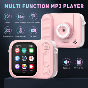 AIWEE M170 Rosa, Reprodutor Portátil Mini Disc & Walkman com Tela Touchscreen Completa de 1.96 Polegadas, MP4, Vídeo, Foto, Rádio, Música - Garantia de 1 Ano - Product Image 3
