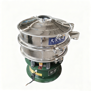 Machine à tamis vibrante en acier inoxydable avec moteur pour le traitement des aliments, système de tamisage de poudre à haute efficacité - Product Image 2