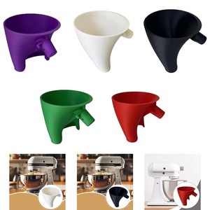 Embudo para harina KitchenAid para batidora de pie, accesorio de mezcla vertical de 150 ml, herramienta para preparar masa de panadería, fácil de operar - Product Image 5