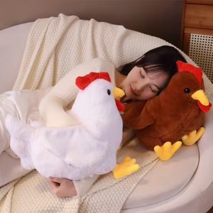 ตุ๊กตาไก่ตัวอ้วนขนปุย ของเล่นตุ๊กตาไก่ยัดไส้ขนนุ่ม ขายส่ง - Product Image 2