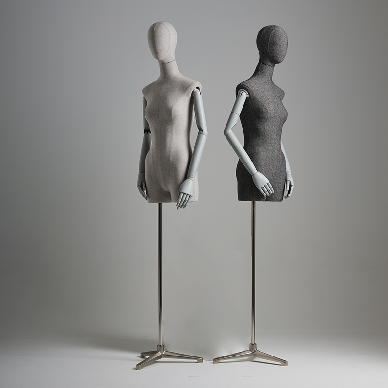 New Design Female Fashion Dress Form Tailors Bust Mannequins Linen Fabric Grey Window Dummy With Articulated Arms| Alibaba.com New Design Female Fashion Dress Form Tailors Bust Mannequins Linen Fabric Grey Window Dummy With Articulated Arms| Alibaba.com