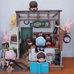 100% originali Sonny Angels Monchhichhi HIPPERS MINI <span class=keywords><strong>figure</strong></span> DECORATIVE modello bambola scatola cieca a sorpresa giocattoli per feste Anime scatola misteriosa - Product Image 5