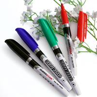 Marqueur effaçable à sec Queenstar QS-9500, 4 couleurs, pointe ronde, pour tableau blanc, idéal pour la salle de classe et les fournitures de bureau