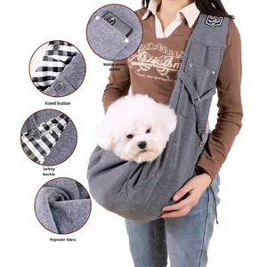 Sac de transport pliable de luxe en polyester pour animaux de compagnie, sacoche chaude pour chat, sacoche portable pour <span class=keywords><strong>moto</strong></span>, pour petits chiens, randonnée - Product Image 4