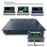Balance au sol industrielle électronique SCS personnalisable 1-3 tonnes, balance pour animaux d'élevage avec écran LCD/LED, RS232 OEM/ODM