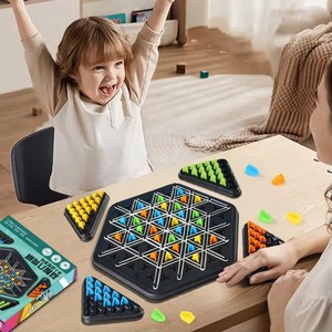 Jeu de société stratégique multi-joueurs Triangle Puzzle Chain, très populaire, qui améliore la mémoire et le raisonnement logique - Juguetes - Product Image 4