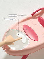 Chaise de lavage de cheveux et de shampoing pour enfants moderne, pliable, réglable et confortable, portable pour la salle de bain