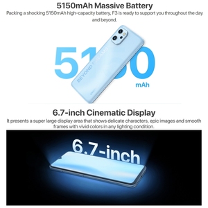 UMIDIGI – Smartphone <span class=keywords><strong>F3</strong></span> avec caméra 48mp, 8 go + 128 go, reconnaissance faciale et Identification par empreinte digitale latérale, 6.7 pouces, Android 11, déverrouiller les téléphones portables - Product Image 5