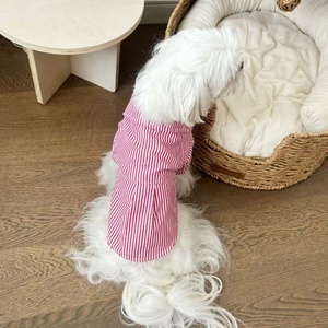 Vêtements pour <span class=keywords><strong>chiens</strong></span> Printemps Été Chemise fine décontractée Respirante Vêtements pour animaux de compagnie pour <span class=keywords><strong>chiens</strong></span> Chats Polo Chemise pour chiots Vêtements pour petits <span class=keywords><strong>chiens</strong></span> - Product Image 6
