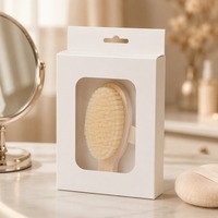 Matte Fenster-Geschenkbox zum Aufhängen, individuell bedruckbar für Kosmetik- und Beauty-Tools, Tuck-End-Faltkarton, Premium-Luxusverpackung