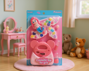 Co2am Princess Makeup Toy Set Mini kit cosmetico in plastica per ragazze di età compresa tra 4 e 6 anni - Product Image 2