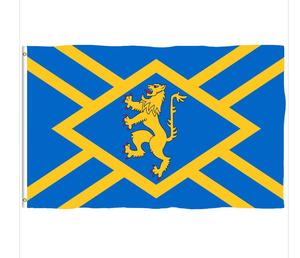 Drapeau de la ville de <span class=keywords><strong>Dundee</strong></span> en gros, drapeau extérieur personnalisé 3x5 pieds, bannière imprimée simple face, conception personnalisée, drapeau de bienvenue pour jardin - Product Image 5