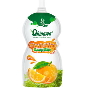 Gelée de raisin de mer tendre DT 105ml prête à manger avec boisson aux algues vietnamiennes à la saveur d'orange - Product Image 1